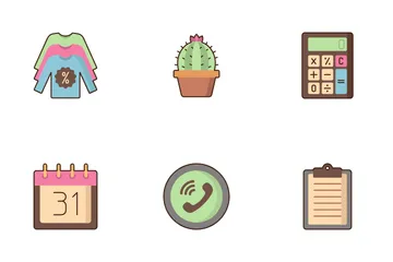 Office Supplies Icon Pack