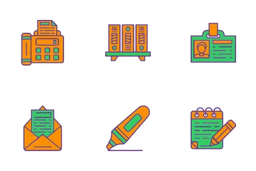 Office Supplies Icon Pack