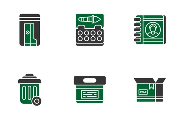 Office Supplies Icon Pack