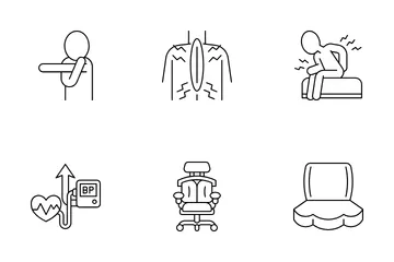 Office Syndrome Icon Pack