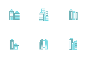 Office Tower Icon Pack