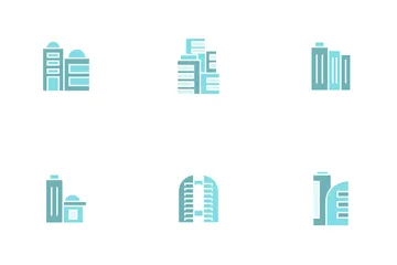 Office Tower Icon Pack