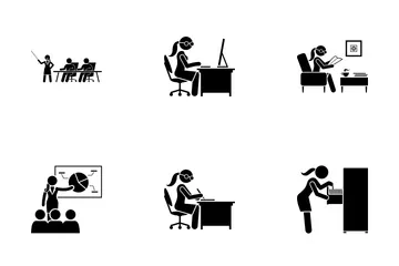 Office Worker Icon Pack