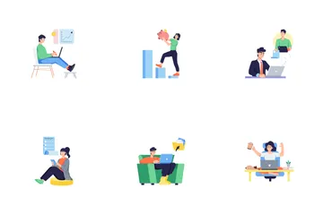 Oficina de trabajo Paquete de Iconos