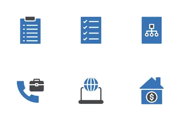 Oficina y Negocios Paquete de Iconos