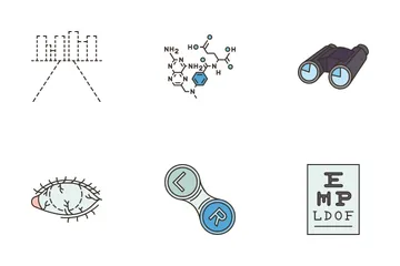 Oftalmología Paquete de Iconos