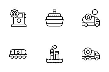 Oil And Gas Icon Pack