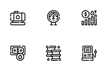 Oil And Gas Industry Icon Pack