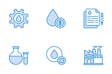 Oil And Gas Industry Icon Pack