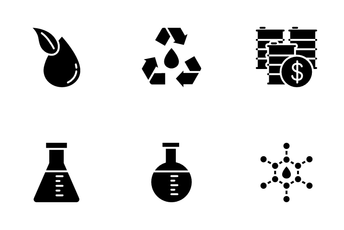 Oil And Petroleum Industry Icon Pack