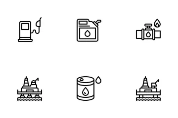 Oil & Gas Industry Icon Pack