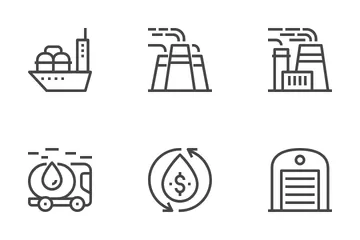 Oil Industry Icon Pack