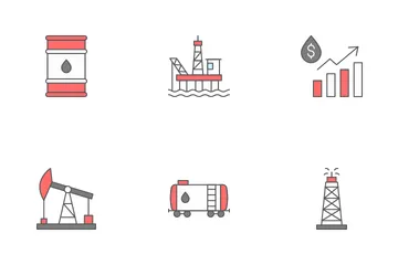 Oil Industry Icon Pack