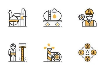 Oil Industry Icon Pack