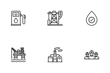 OIL MINING Icon Pack