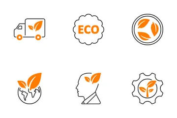 Ökologie & Grüne Energie Symbolpack