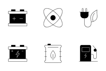 Ökologie und Energie Symbolpack