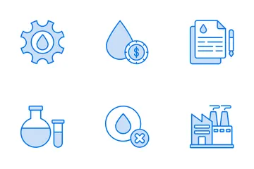 Öl-und Gasindustrie Icon Pack