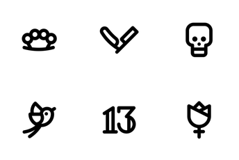 Old School Tattoo Icon Pack