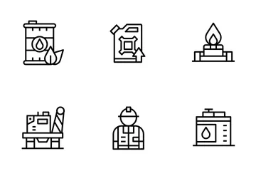 Öl Industrie Icon Pack