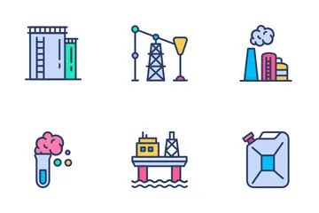 Ölraffinerie Symbolpack