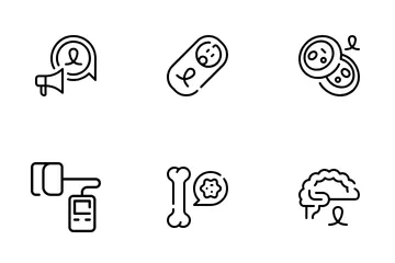 Oncología Paquete de Iconos