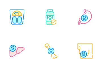Oncology Examination Icon Pack