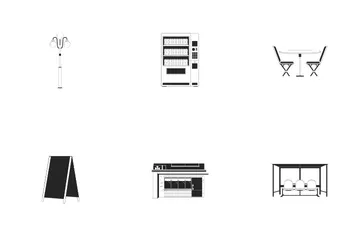 Onda de vapor de los 90 Paquete de Iconos