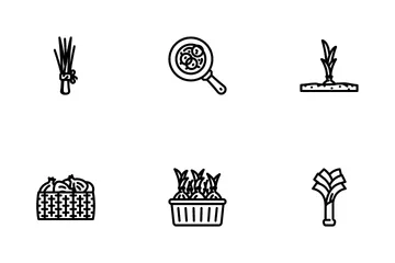 Onion White Red Food Vegetable Icon Pack