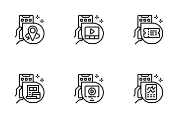Online Activities Icon Pack
