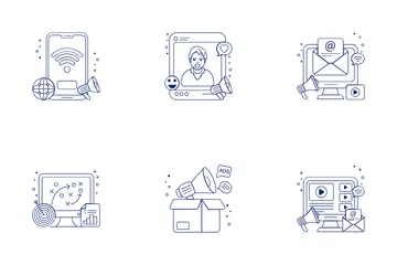 Online Advertisement Icon Pack