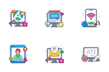 Online Advertisement Icon Pack