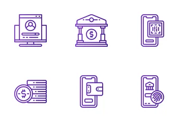 Online Banking Icon Pack
