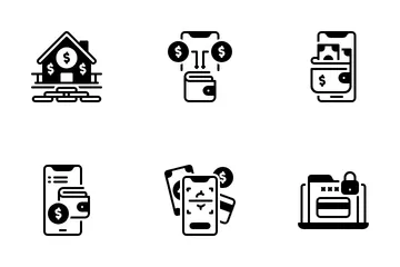 Online Banking Icon Pack