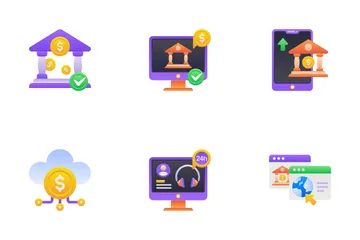Online Banking Icon Pack