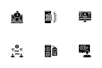 Online Banking Finance Icon Pack
