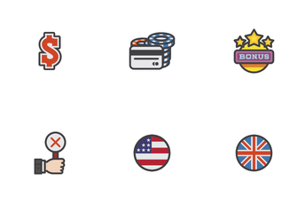 Online Casinos Icon Pack