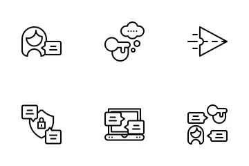 Online Chat Icon Pack
