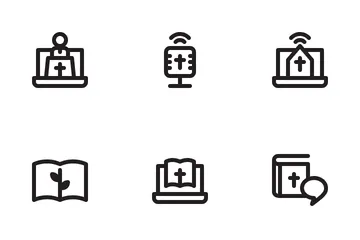 Online Church Icon Pack