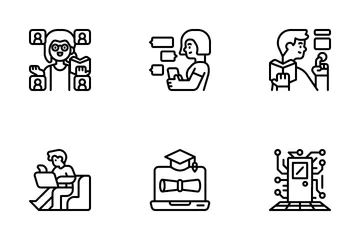 Online Classroom Icon Pack