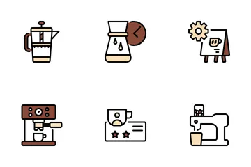 Online Coffee Icon Pack