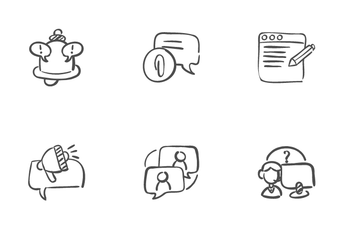 Online Communication Icon Pack
