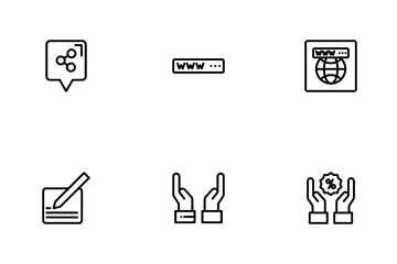 Online Communication Icon Pack