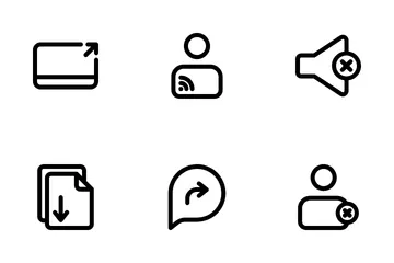 Online Communication Icon Pack