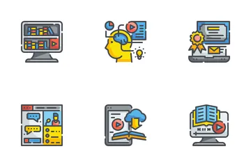 Online Course Icon Pack