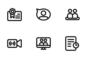 Online Course Icon Pack