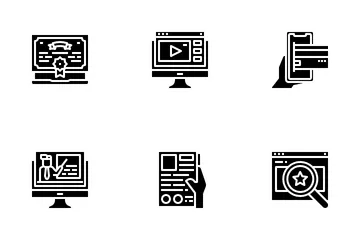 Online Course Icon Pack