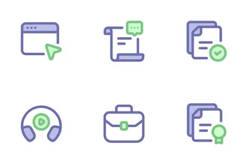 Online Course Icon Pack