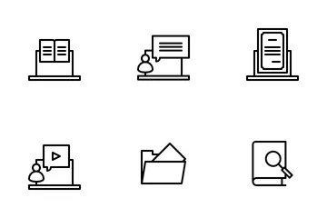 Online Course Icon Pack