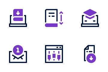 Online Courses Icon Pack